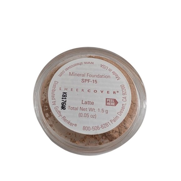 Sheer Cover Other - Sheer Cover LATTE Mineral Foundation Travel Size 1.5g NOS SEALED SPF-15